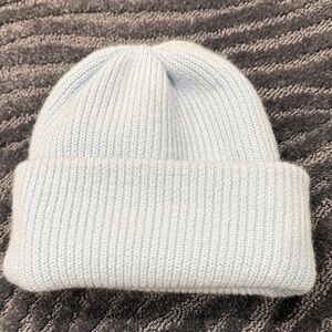 Baby blue beanie